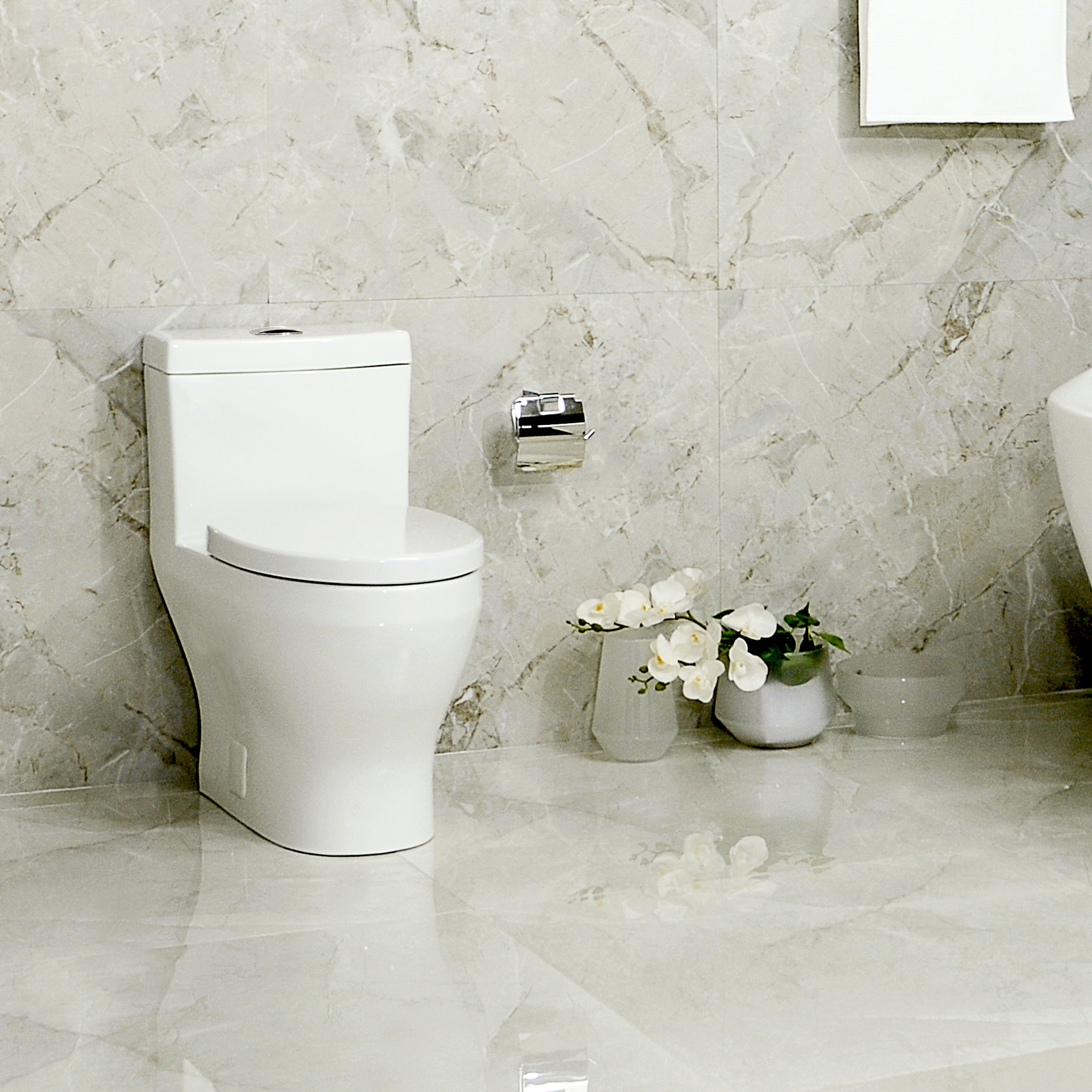 Icera Cadence Dual Flush Elongated One Piece Toilet Seat Included Wayfair