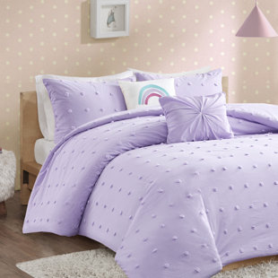 purple kids comforter