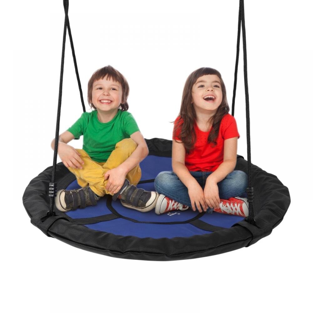 40"child Kids Outdoor Saucer Tree Swing EZ Assembled Platform 440lbs Max PE Rope for sale online 