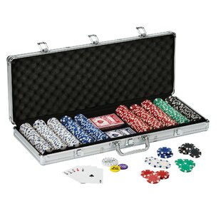 Poker Chips Clay Composite Dice Striped 11.5 Grams White with Blue 10 Pieces 