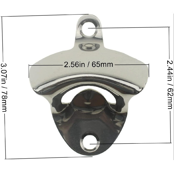 Stainless Steel Wall Mount Beer Bottle Cap Catcher,with 2 Mounting Screws,for Any Kitchen Home Bar or Garage Beer Bottle Cap Catcher Patio Deck Stainless Steel Wall Mount Beer Bottle Cap Catcher,with 2 Mounting Screws,for Any Kitchen Home Bar or Garage Beer Bottle Cap Catcher Patio Deck