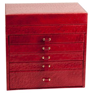 Jewelry Box 5 Drawer Nightstand