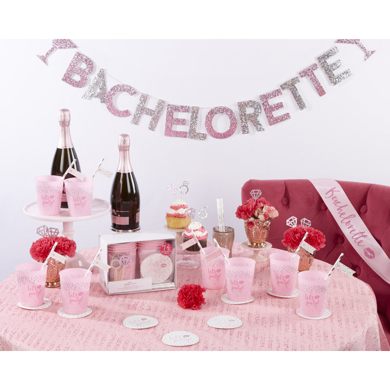 Le Prise 74 Piece Let S Party Bachelorette Decoration Kit Wayfair