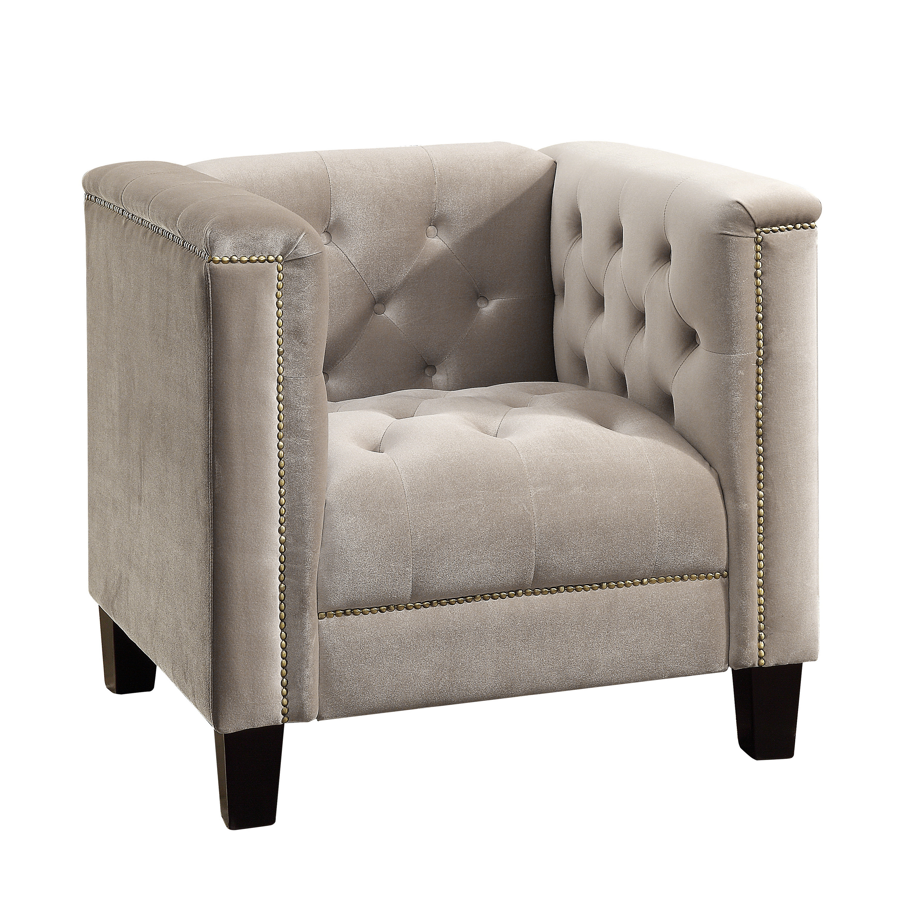 velvet chair and a half