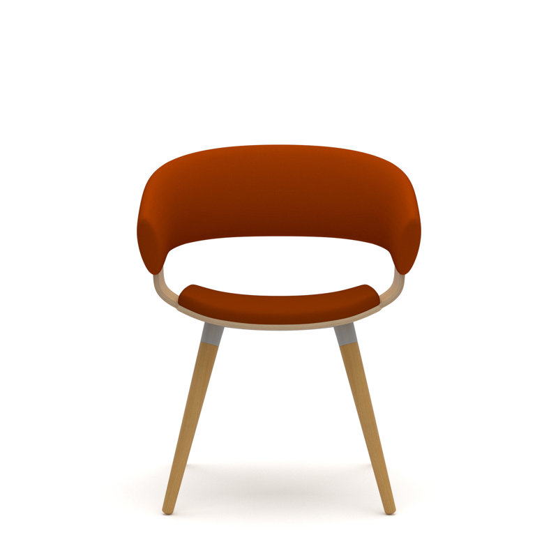 Mollie 4 Wood Leg Side Chair
