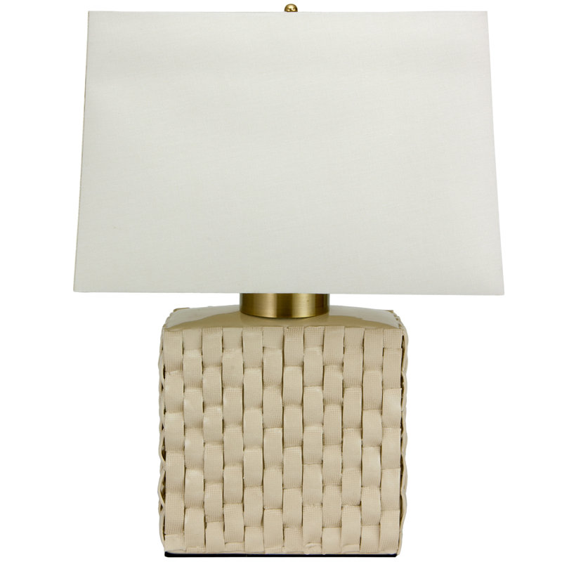 Oriental Furniture Basket Weave Porcelain Jar 23 Table Lamp Wayfair Basket Weave Porcelain Jar 23 Table Lamp