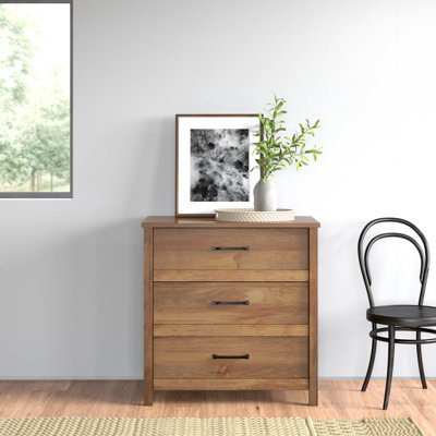 Caleb 3 Drawer 31.26" W Dresser INCOMPLETE 