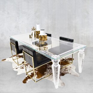 acrylic dining set