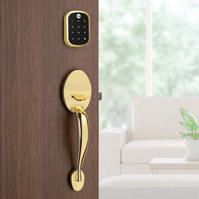 Yale Real Living Key Free Assure Touchscreen Deadbolt With Z Wave