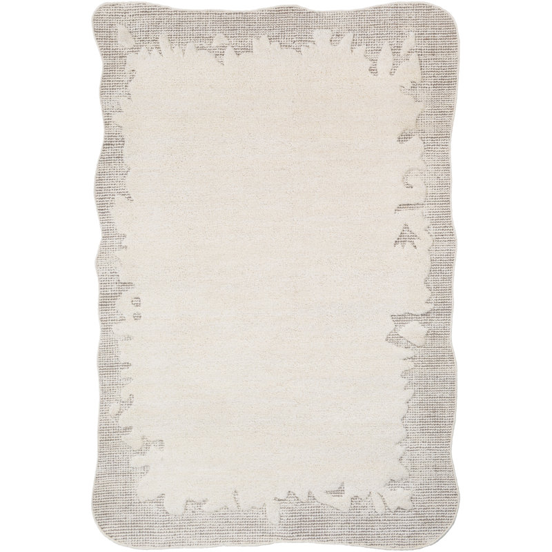 Williston Forge Celinda Hand Woven Wool Cream Camel Area Rug Wayfair