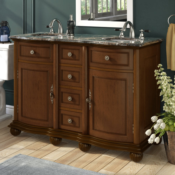 Alcott Hill Quintara 52 Double Bathroom Vanity Set Reviews Wayfair Ca