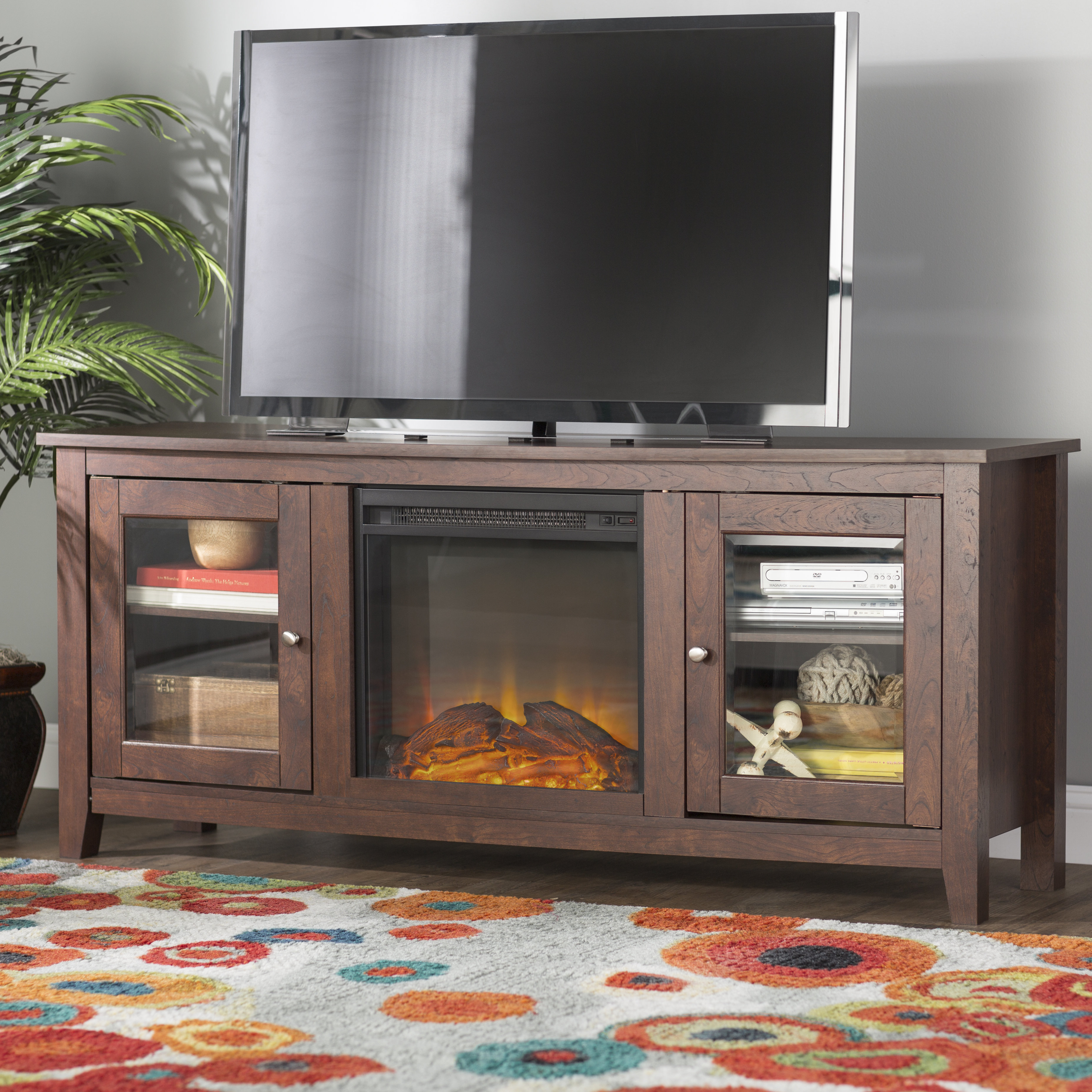 Andover Mills Inglenook 58 Tv Stand With Fireplace & Reviews Andover Mills Inglenook 58 Tv Stand With Fireplace & Reviews