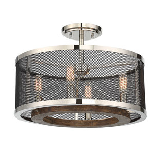 Semi Flush Drum Ceiling Light Wayfair Co Uk Valcour 4 Light Semi Flush Ceiling