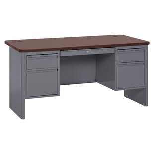 Erwon Steel Computer Desk Wayfair