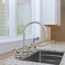 Wayfair | 4 Hole Kitchen Faucets You'll Love in 2022