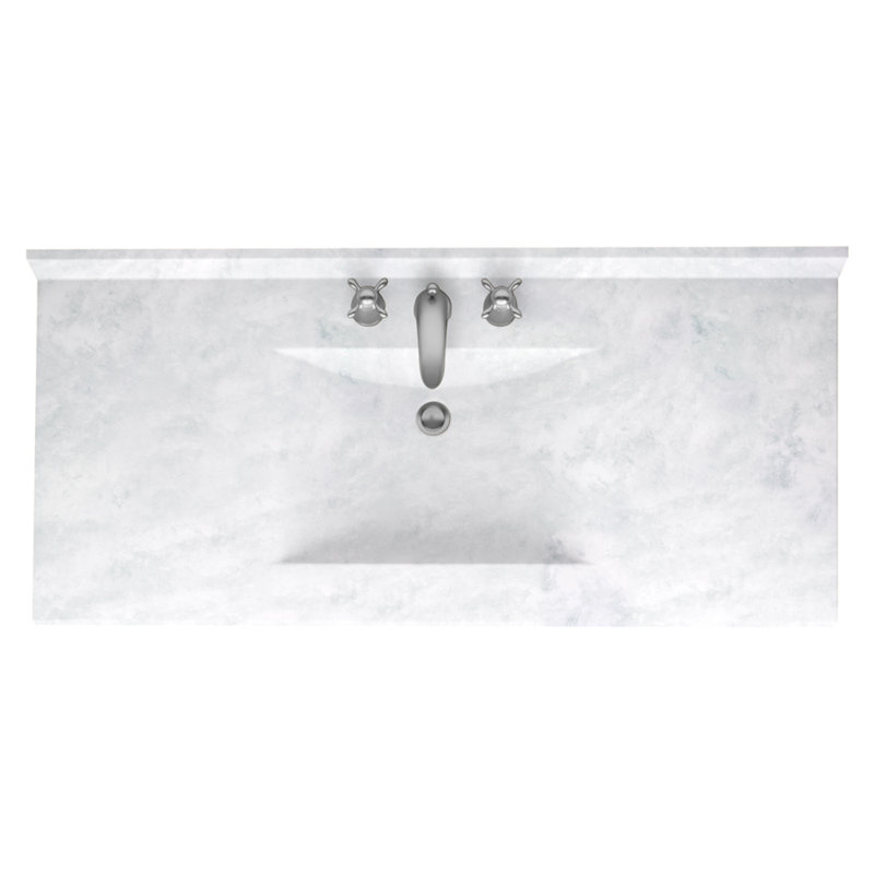 Swan Surfaces Contour 43 Single Bathroom Vanity Top Reviews Wayfair Contour 43 Single Bathroom Vanity Top
