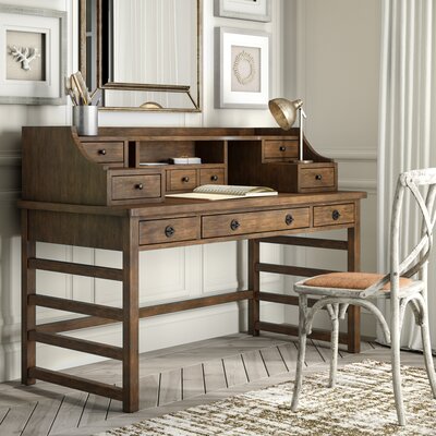 writing secretary desk with hutch