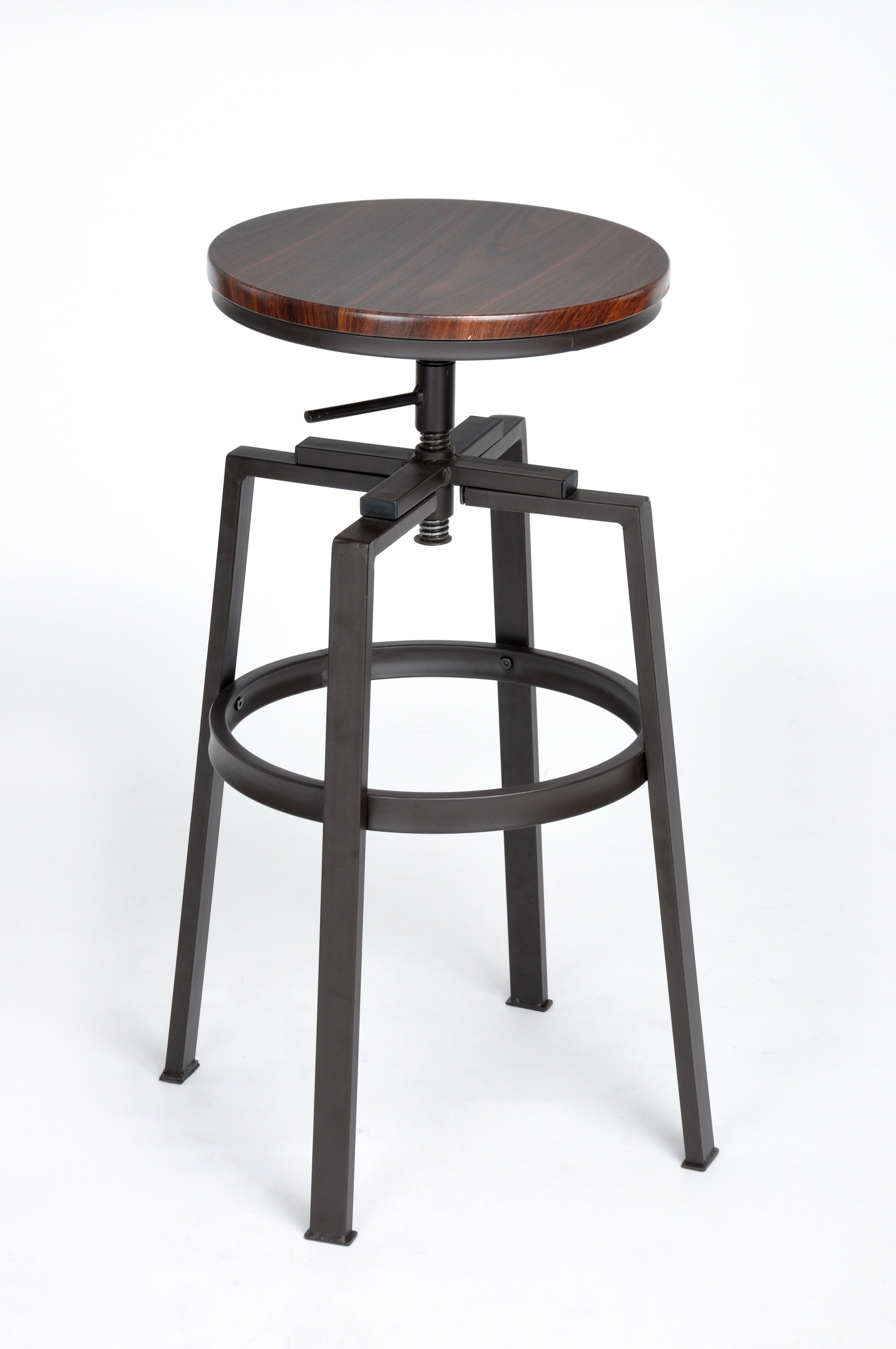 Gracie Oaks Garrett Adjustable Height Bar Stool Reviews Wayfair