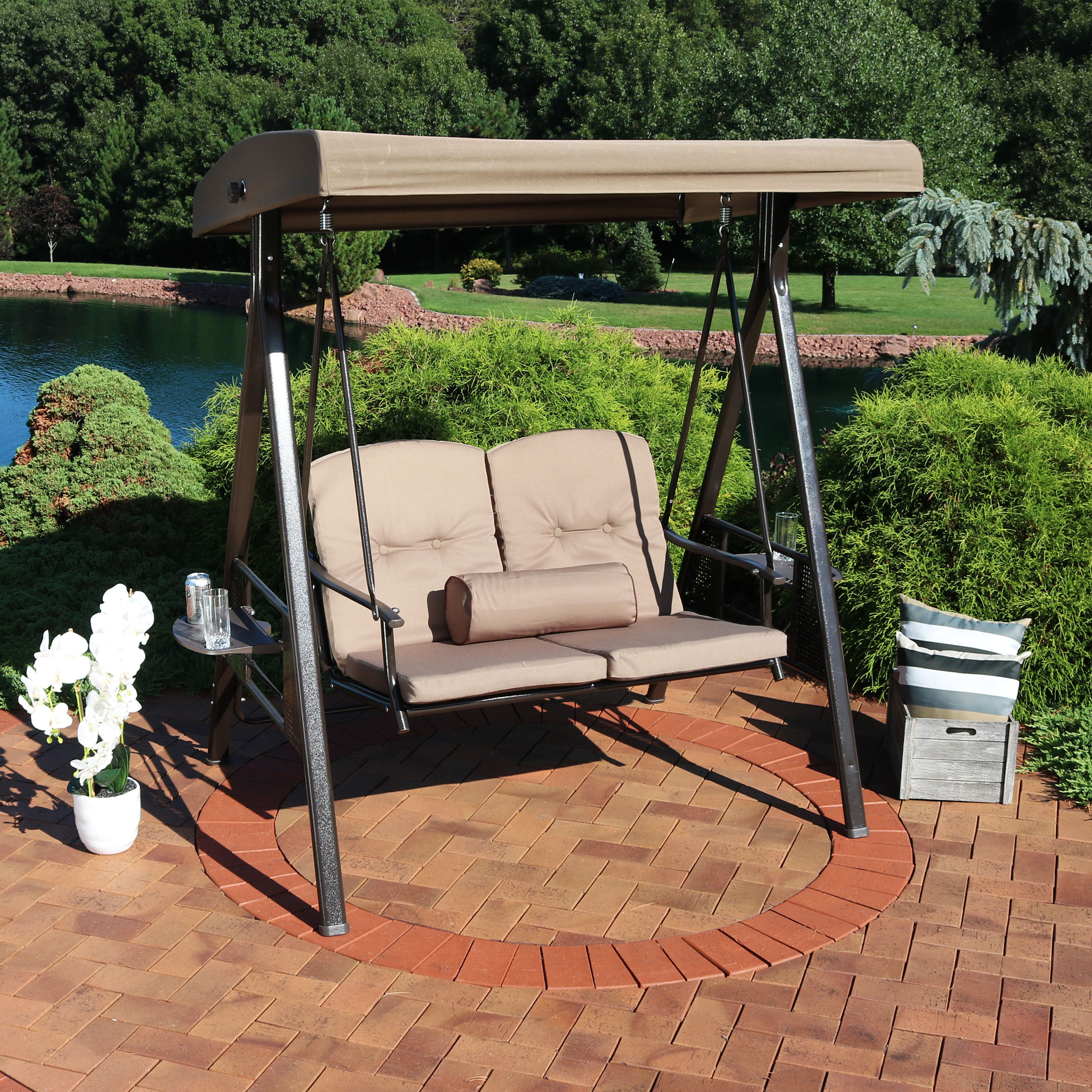 outdoor swing canopy material
