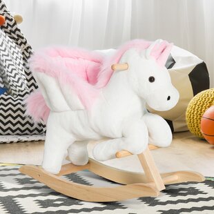 Rocking Horse Kids Toy Play Moving Mouth Sounds Children Boys Girls Baby Rocker 