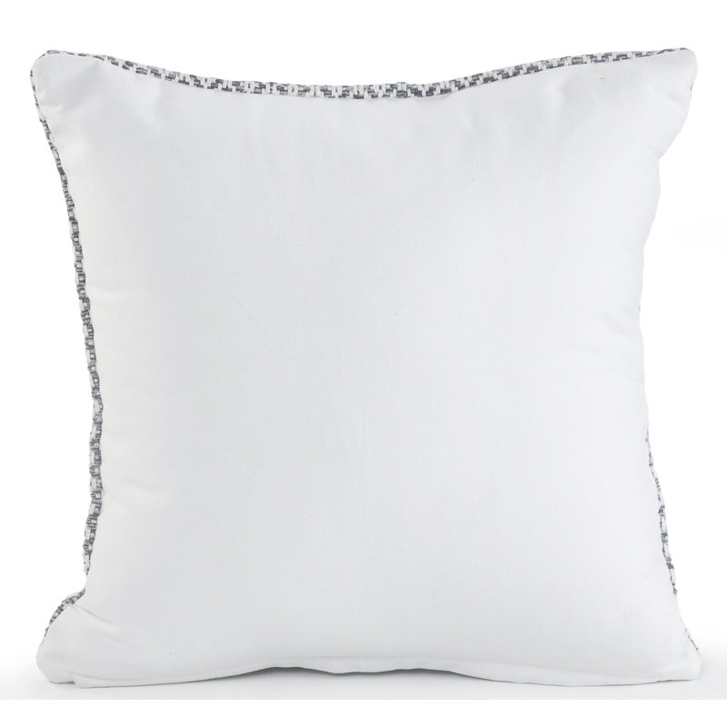 Charlton Home Nocera Intertwining Diamond Cotton Throw Pillow