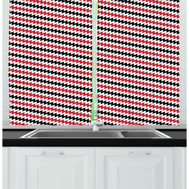 East Urban Home Kitchen Curtains Kitchen Curtain Wayfair