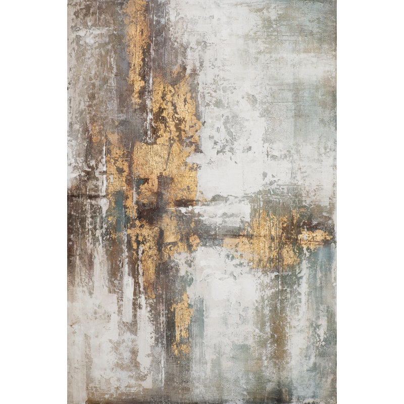 East Urban Home Leinwandbild Abstrakte Farbkomposition in ... Hier sind der kreativität kein grenzen gesetzt.