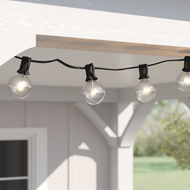 modern string lights