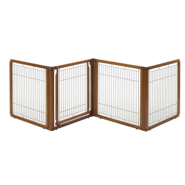 Richell Convertible Elite 4 Panel Pet Gate & Reviews | Wayfair