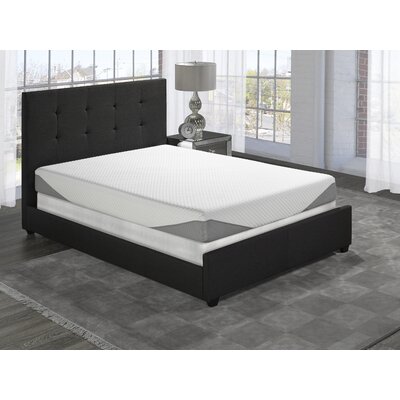 barham cube queen murphy bed with mattress canora grey