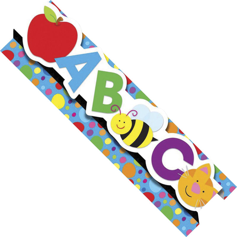 Carson Dellosa Publishing Abcs 123s8 Pop It Border And 8 Strips Pack Classroom Border Wayfair