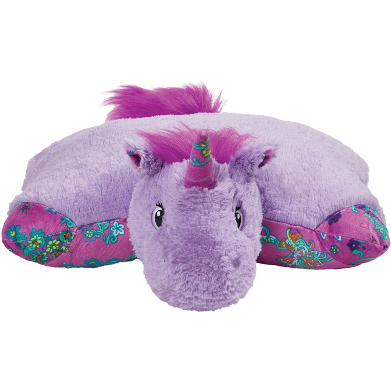 stuffed unicorn pillow