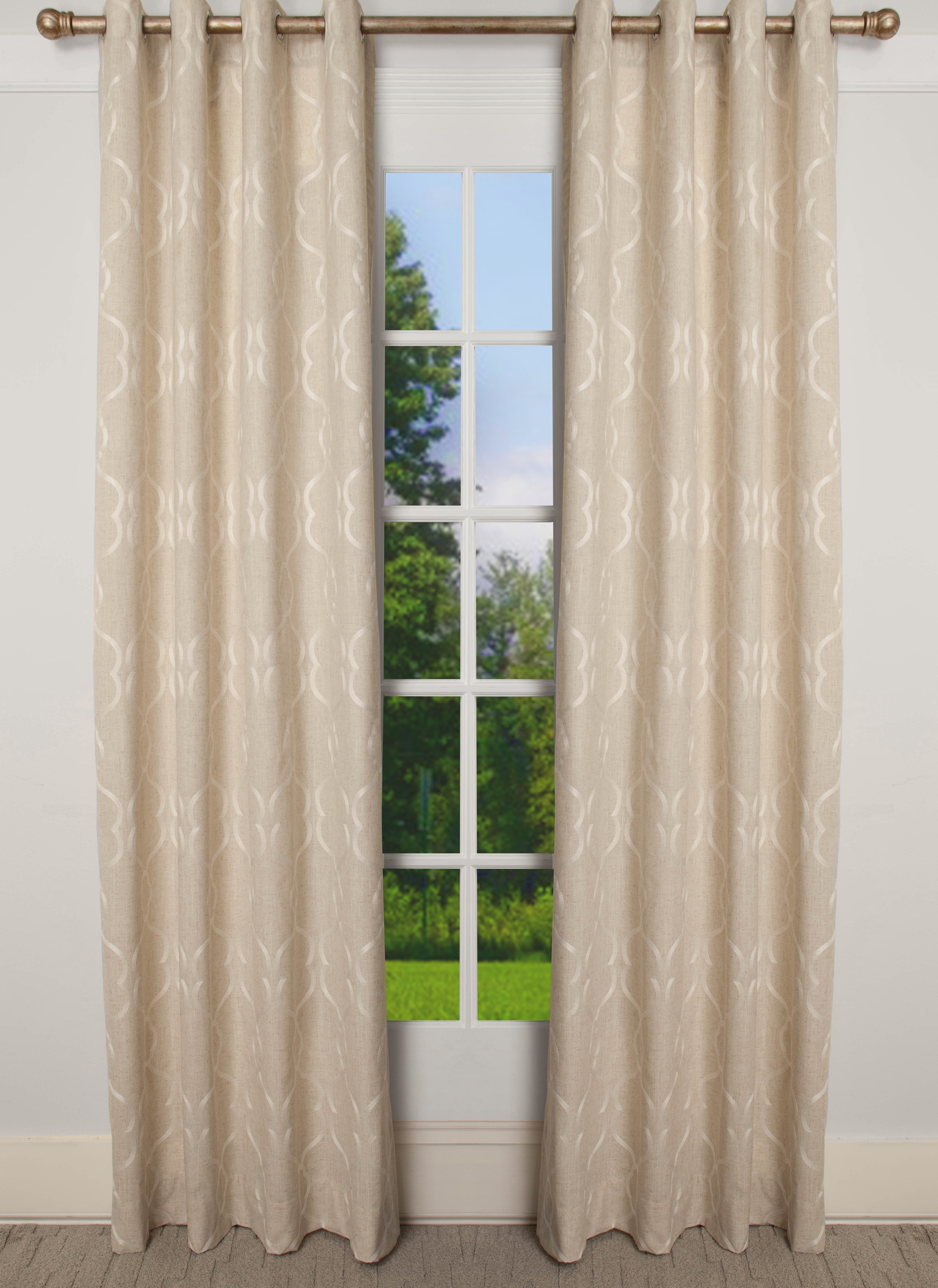 Charlton Home® Royston Room Darkening Curtain Panel Wayfair