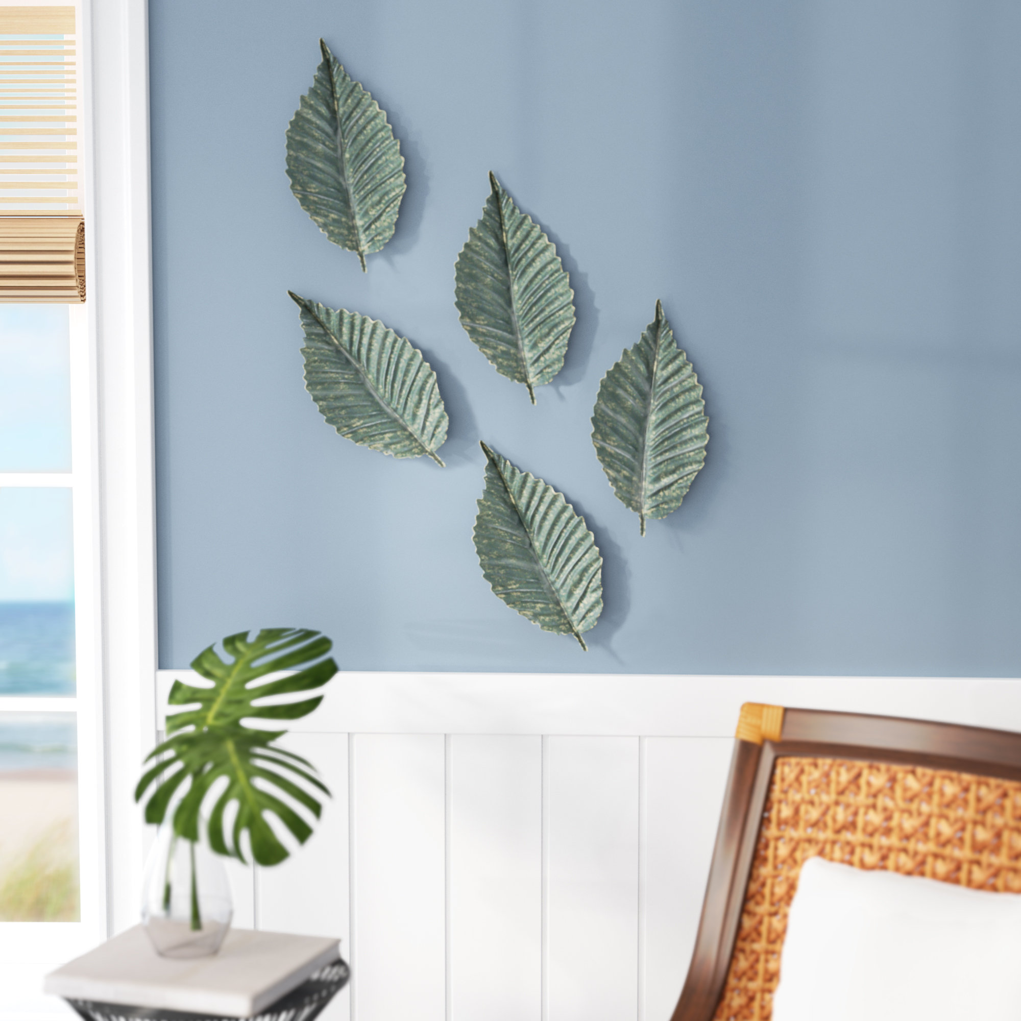 Decorative Brattea Leaf Wall Décor Decorative Brattea Leaf Wall Décor
