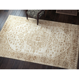 Machine Washable Throw Rugs Wayfair Machin Beige Area Rug By World Menagerie