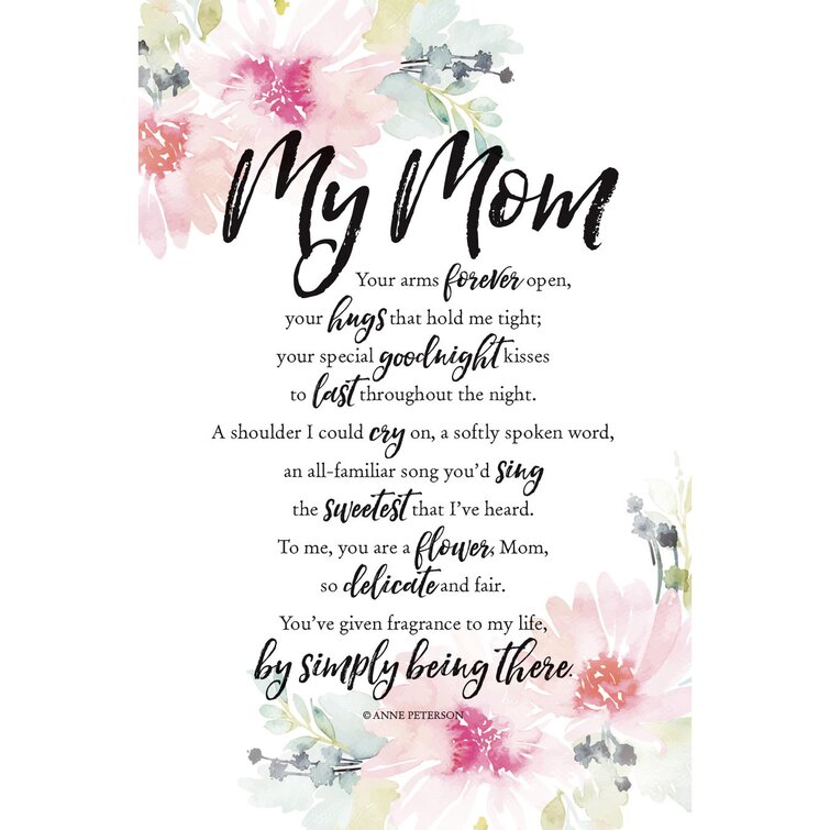 Dexsa My Mom - Textual Art on Wood | Wayfair