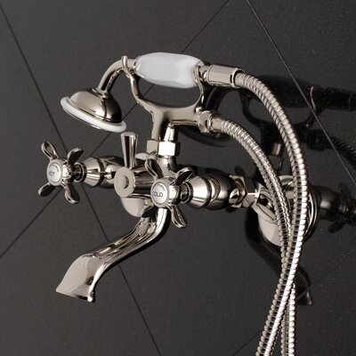 Essex Double Handle Clawfoot Tub Faucet With Hand Shower Kingston