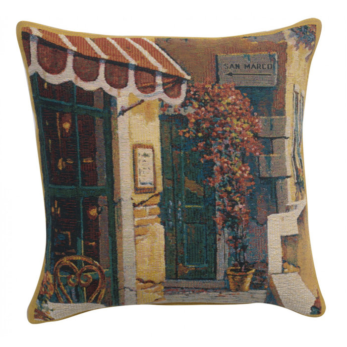 Fleur De Lis Living Cambridge Passage To San Marco I Cotton Pillow