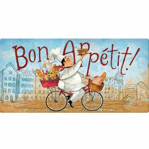 Boykins Chef on a Bike Kitchen Mat