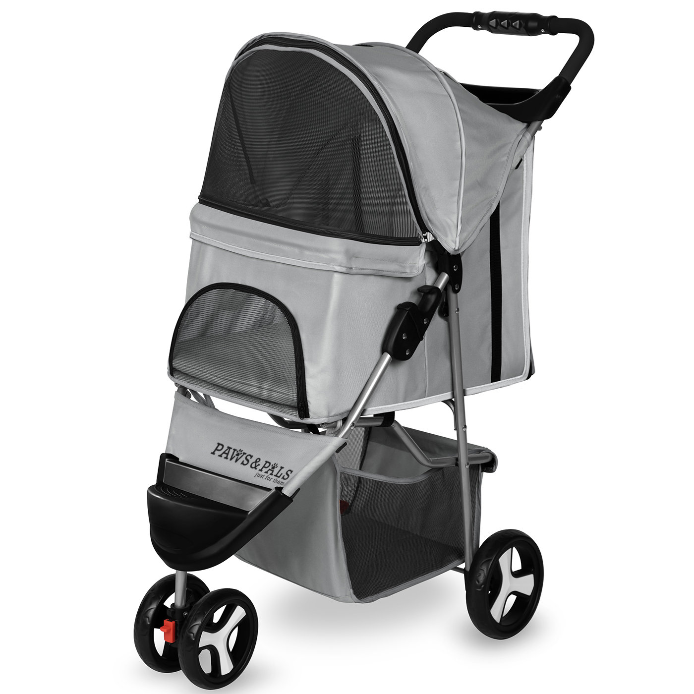 paws and pals double stroller
