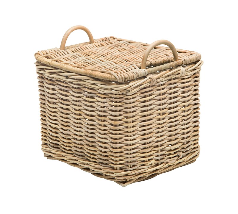 Rectangular Rattan Storage Basket