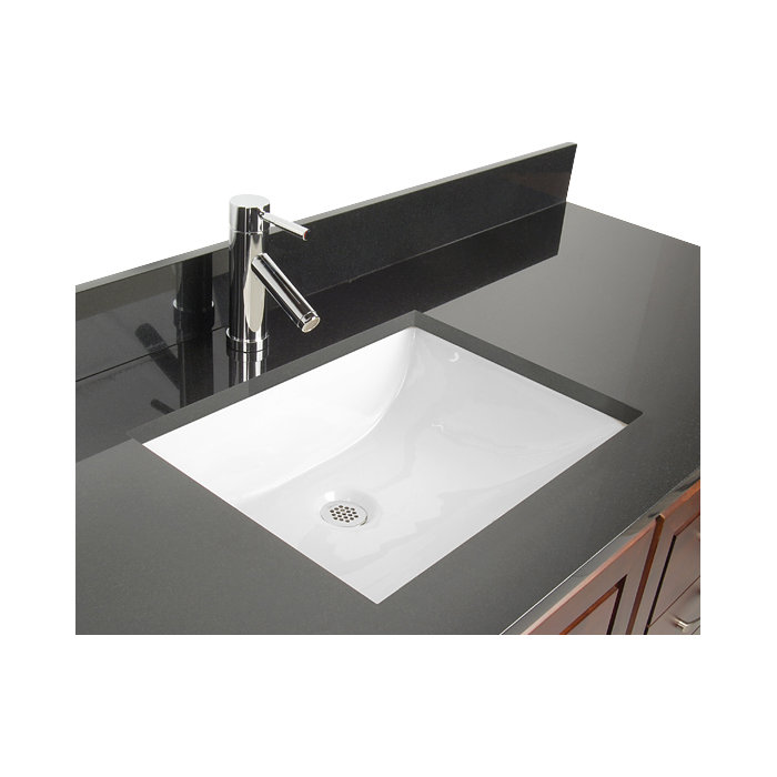Ceramic Rectangular Undermount Bathroom Sink With Overflow Ceramic Rectangular Undermount Bathroom Sink With Overflow