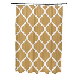 French Quarter Geometric Print Shower Curtain