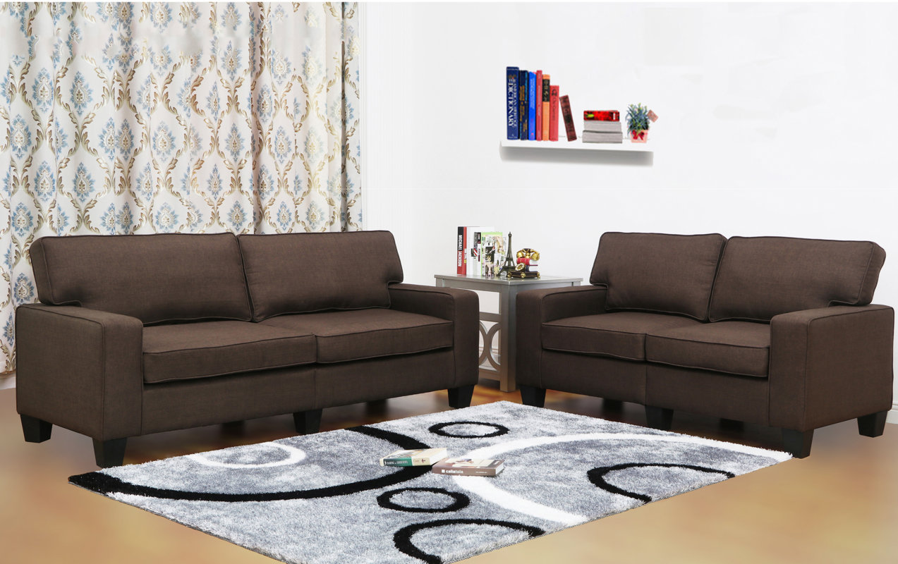 Living In Style Jordan 2 Piece Living Room Set & Reviews | Wayfair Living In Style Jordan 2 Piece Living Room Set & Reviews | Wayfair