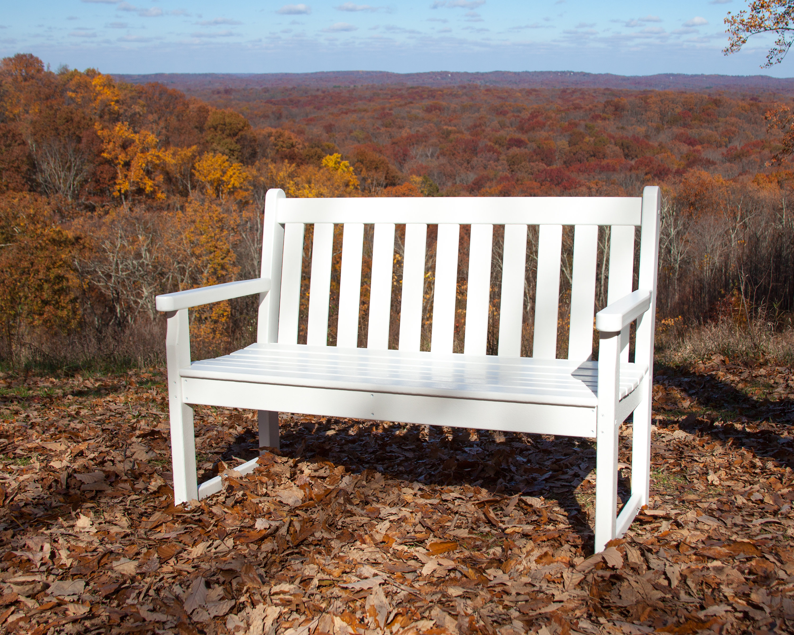 Traditional Plastic Garden Bench