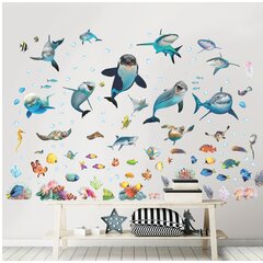 Island Life Wall Stickers ~ Seas the Day & Sparkle or Mermaid Vibes 