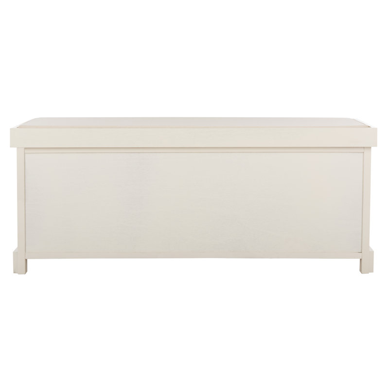 Beachcrest Home Santa Cruz Upholstered Cubby Storage Bench Reviews Wayfair