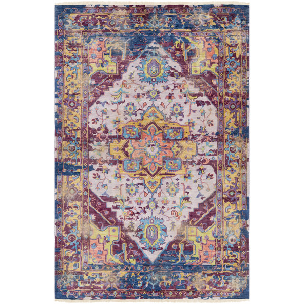 Bungalow Rose Makenna Hand Knotted Eggplant Lilac Area Rug Bungalow Rose Makenna Hand Knotted Eggplant Lilac Area Rug Reviews Wayfair
