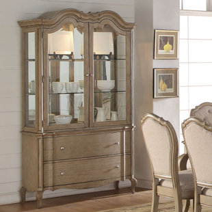 Go to store & view more images Donatella Lighted China Cabinet by One Allium Way