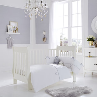 Cot Bedding Sets You Ll Love Wayfair Co Uk Silver Lining 2 Piece Cot Bedding Set